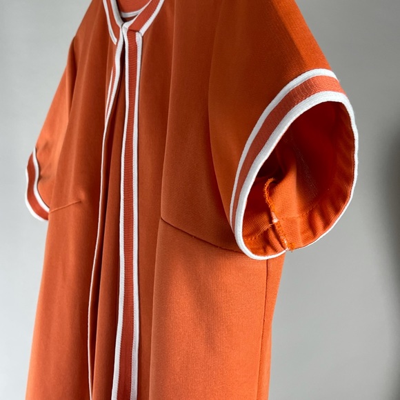 Vintage Coral Dress with Matching Jacket - Picture 14 of 14